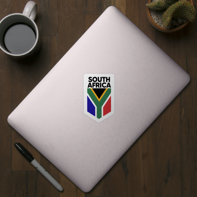 South Africa Flag Emblem by SLAG_Creative